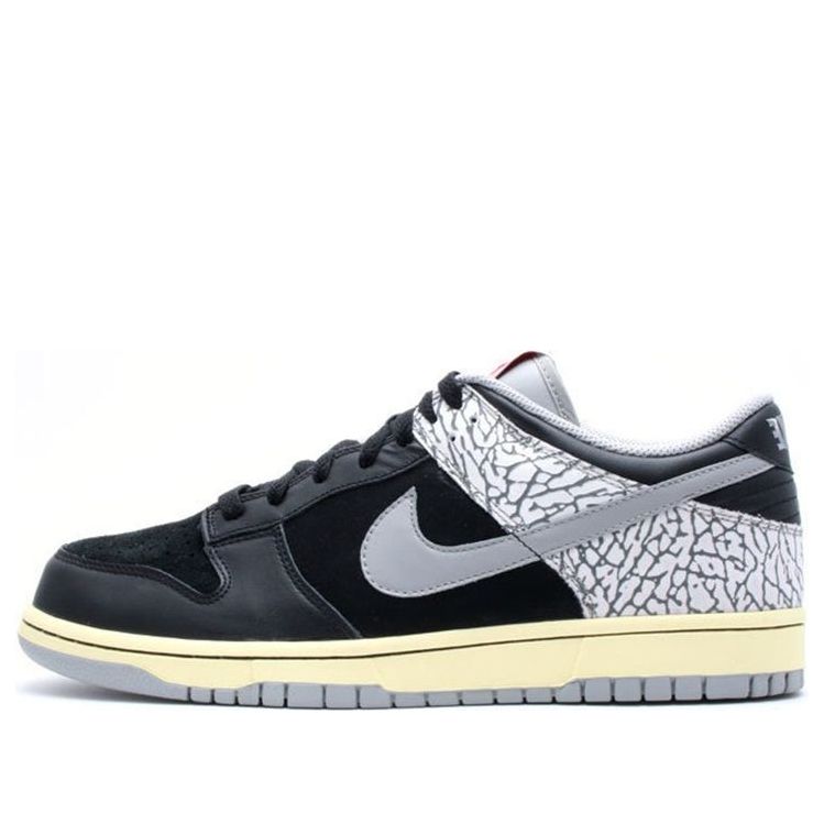 Nike Dunk Low Cl 'Jordan Pack Black Grey'  304714-905 Signature Shoe