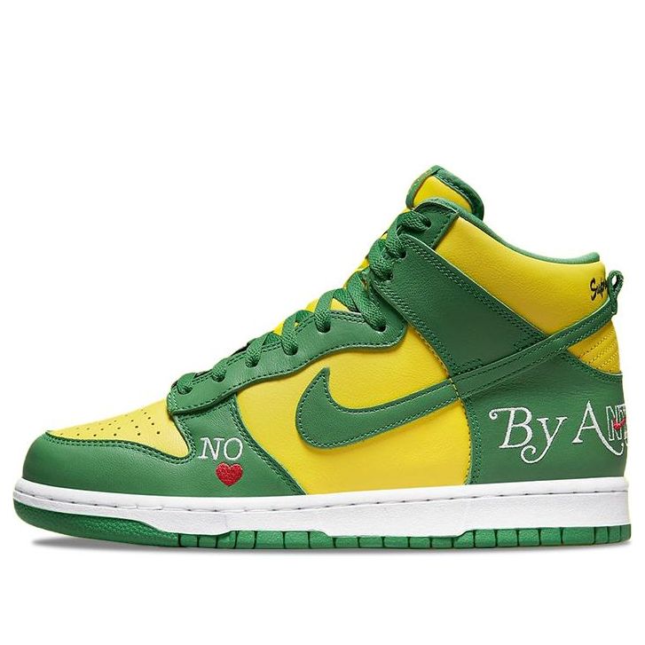 Nike x Supreme SB Dunk High 'By Any Means - Brazil'  DN3741-700 Iconic Trainers